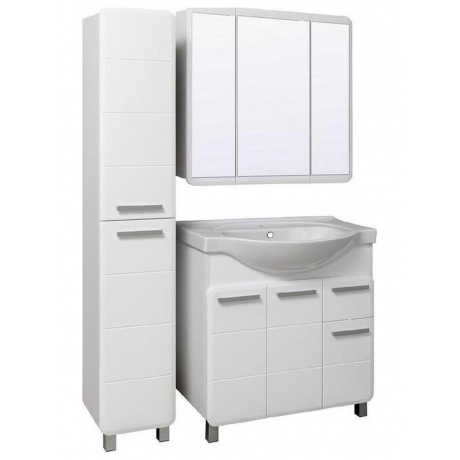 Зеркальный шкаф Runo  Эрика 80 (УТ000003321) - фото 3