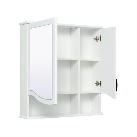 Зеркальный шкаф Runo белый Марсель 65 (00-00001202) - фото 2