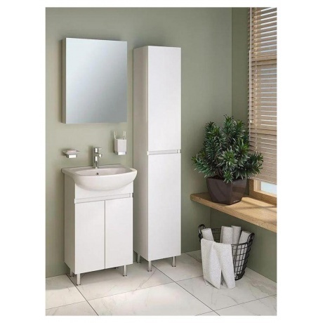 Зеркальный шкаф Runo графит Лада 40 (00-00001193) - фото 3