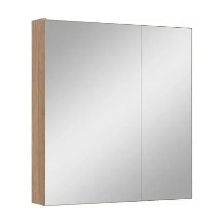 Зеркальный шкаф Runo графит Лада 60 (00-00001161)