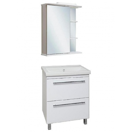 Зеркальный шкаф Runo левый Магнолия 60 (00000000030) - фото 2