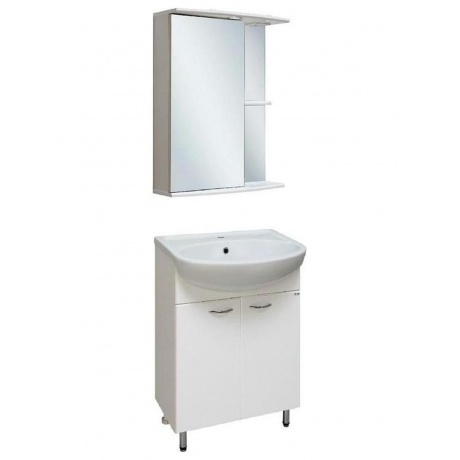 Зеркальный шкаф Runo левый Николь 55 (00000000037) - фото 2