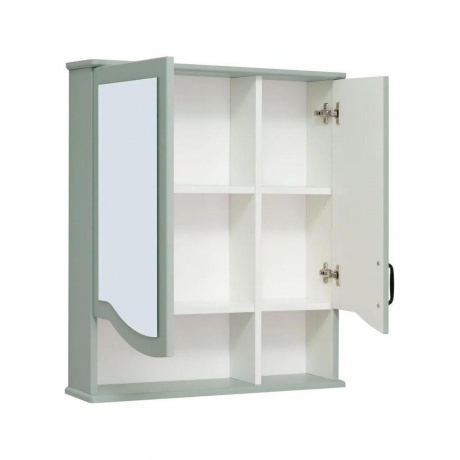 Зеркальный шкаф Runo мята Марсель 65 (00-00001219) - фото 2