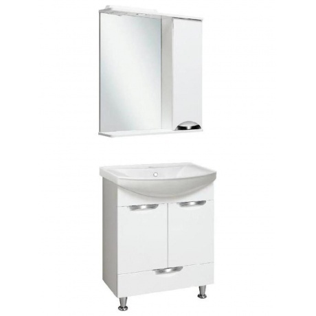 Зеркальный шкаф Runo правый Барселона 65 (00000001036) - фото 2