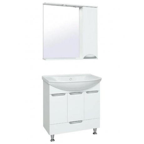 Зеркальный шкаф Runo правый Барселона 75 (00000001033) - фото 2