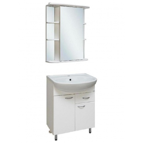 Зеркальный шкаф Runo правый Гиро 55 (00000000020) - фото 2