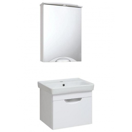 Зеркальный шкаф Runo правый Ибица 50 (00000001075) - фото 2