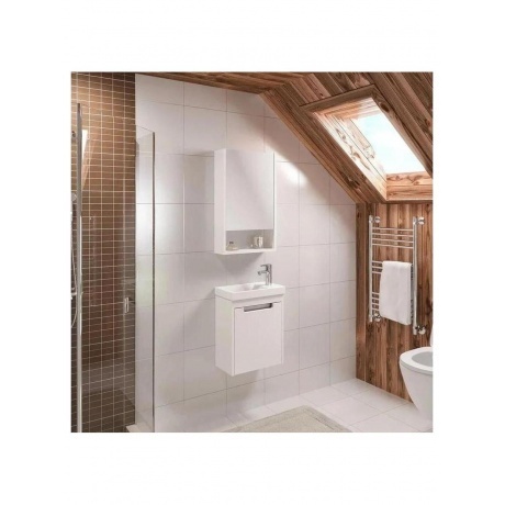 Зеркальный шкаф Runo правый Микра 40 (УТ000002341) - фото 3