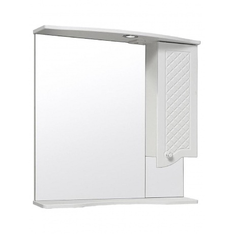 Зеркальный шкаф Runo правый Милано 75 (УТ000002098) - фото 1