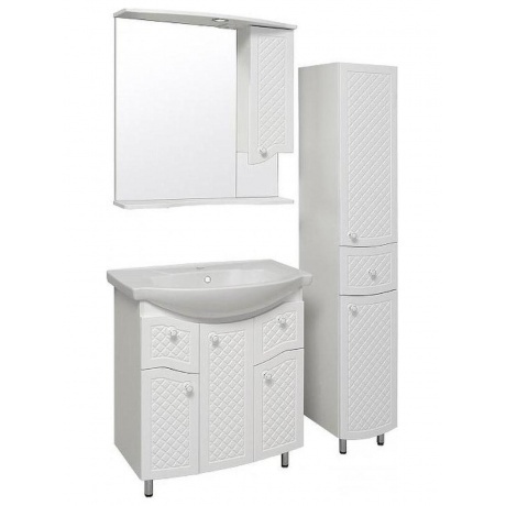 Зеркальный шкаф Runo правый Милано 75 (УТ000002098) - фото 3