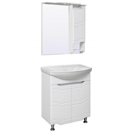 Зеркальный шкаф Runo правый Стиль 65 (УТ000002339) - фото 3