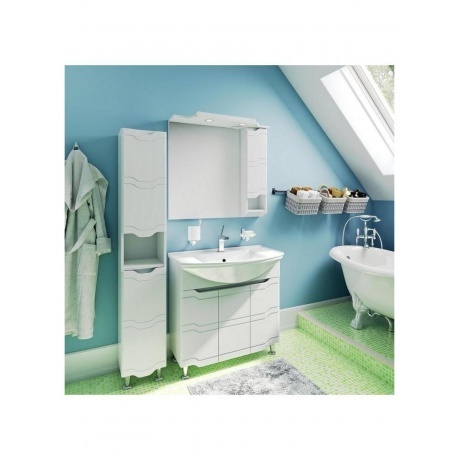 Зеркальный шкаф Runo правый Стиль 85 (00000001116) - фото 4