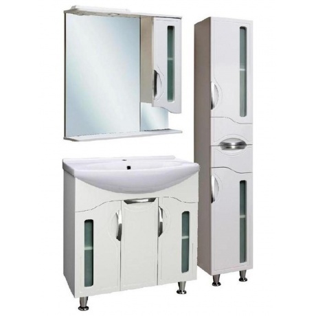 Зеркальный шкаф Runo правый Толедо 75 (00000001041) - фото 4