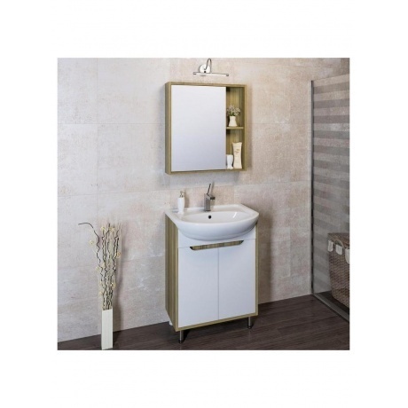 Зеркальный шкаф Runo универсальный Эко 52 (УТ000001833) - фото 4