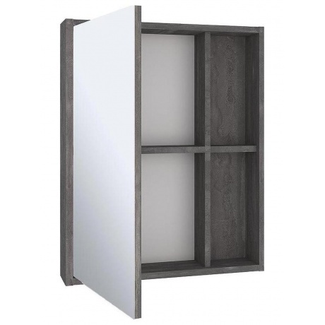 Зеркальный шкаф Runo железный камень Эко 52 (00-00001324) - фото 2