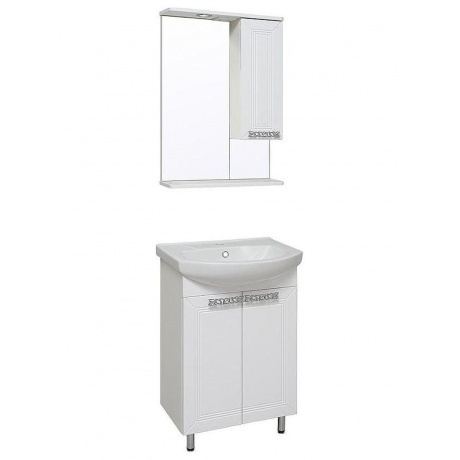 Зеркальный шкаф Runo правый Монро 53 (00-00000459) - фото 3