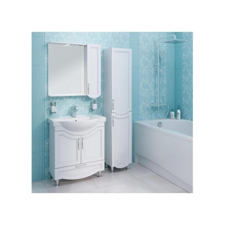 Зеркальный шкаф Runo правый Неаполь 75 (00-00001031) - фото 4