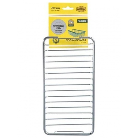 Полка прямоугольная одноэтажная Fixsen Hotel хром, FX-31050 - фото 2