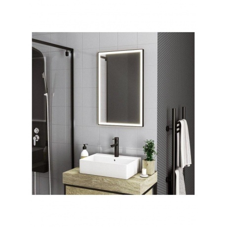 Зеркало Teymi Helmi 50х70, LED Black Edition T20302 - фото 12