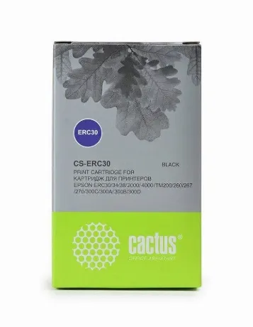 Картридж матричный Cactus CS-ERC30 черный для Epson ERC 30/34/38