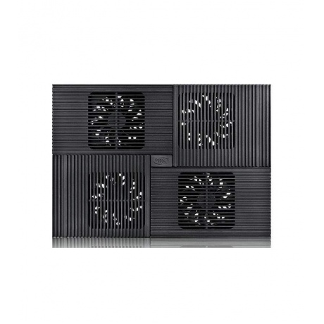 Подставка для ноутбука Deepcool MULTI CORE X8 (MULTICOREX8) 17&quot; (381x268x29мм 23дБ 2xUSB 4x 100ммFAN 1290г) алюминий/пластик черный - фото 2