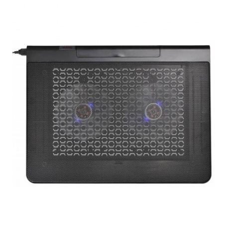 

Подставка для ноутбука Buro BU-LCP170-B214 17" (398x300x29мм 2xUSB 2x 140ммFAN 926г) металлическая сетка/пластик черный