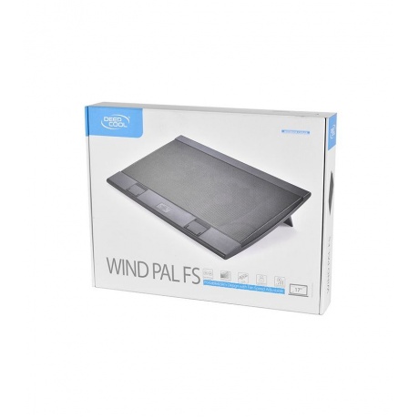 Подставка для ноутбука Deepcool WIND PAL FS (WINDPALFS) 17&quot; (382x262x24мм 27дБ 2xUSB 2x 140ммFAN 793г) черный - фото 9