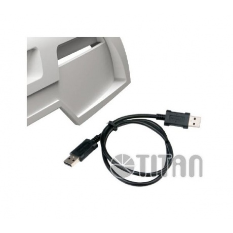 Подставка для ноутбука Titan TTC-G25T/W2 17&quot; (384x312x54мм 20дБ 2xUSB 1x 200ммFAN) металлическая сетка/пластик белый - фото 2