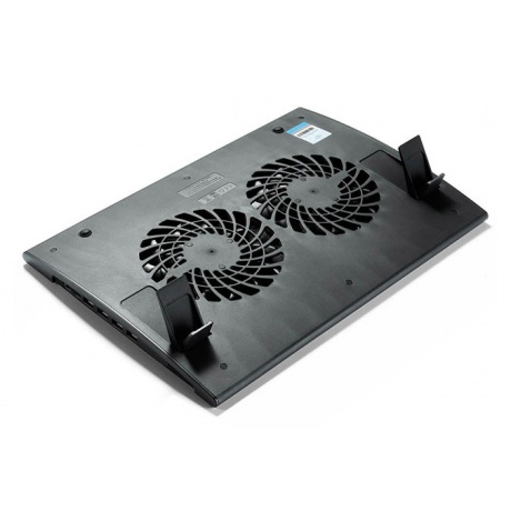 Подставка для ноутбука Deepcool WIND PAL (WINDPAL) 17&quot; (382x262x24мм 27дБ 4xUSB 2x 140ммFAN 793г) черный - фото 12
