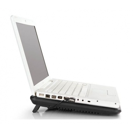 Подставка для ноутбука Deepcool N17 (N17BLACK) 14&quot; (330x250x25мм 21дБ 1xUSB 1x 140ммFAN 465г) черный - фото 5