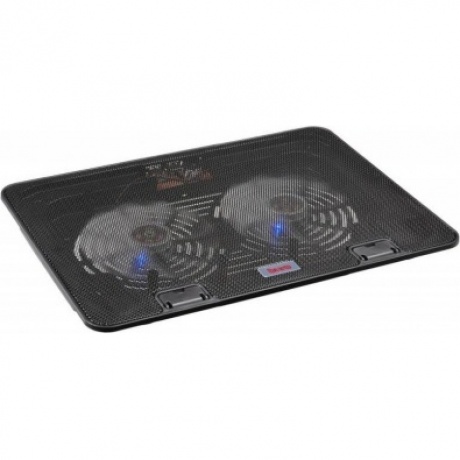 Подставка для ноутбука Buro BU-LCP156-B214H 15.6" (355x255x30мм 2xUSB 2x 140ммFAN 900г) металлическая сетка/пластик черный - фото 3