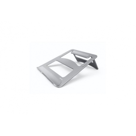 Подставка для ноутбука Hama Aluminium (00053059) 15.4&quot; (230x230x5мм) алюминий белый - фото 2