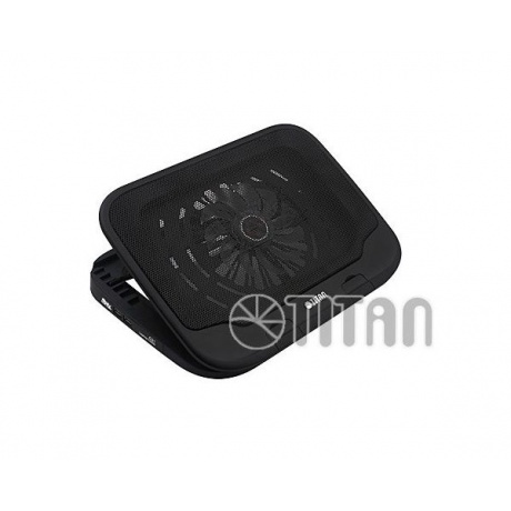 Подставка для ноутбука Titan TTC-G21T 15&quot; (355x260x40мм 19дБ 2xUSB 1x 130ммFAN) черный - фото 2