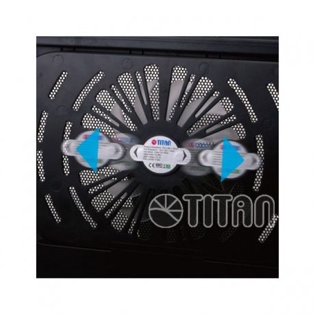 Подставка для ноутбука Titan TTC-G21T 15&quot; (355x260x40мм 19дБ 2xUSB 1x 130ммFAN) черный - фото 5