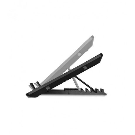 Подставка для ноутбука Deepcool U PAL (U-PAL) 15.6&quot; (390x280x28мм 26дБ 1xUSB 2x 140ммFAN 765г) пластик ABS черный - фото 4