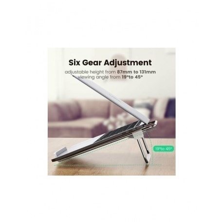 Подставка алюминиевая регулируемая для ноутбука UGREEN (80348) - фото 3