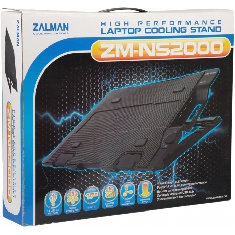 Подставка для ноутбука Zalman ZM-NS2000 Black - фото 12