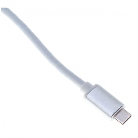 Адаптер Buro BHP USB Type-C (m) USB Type-C (f) miniDisplayPort (f) 0.1м серебристый - фото 4