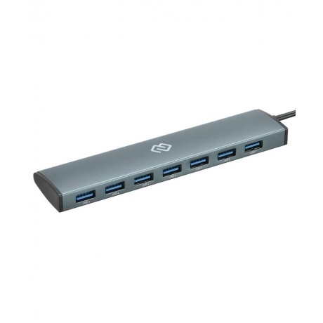 

Хаб-разветвитель USB-C Digma HUB-7U3.0-UC-G 7порт. серый