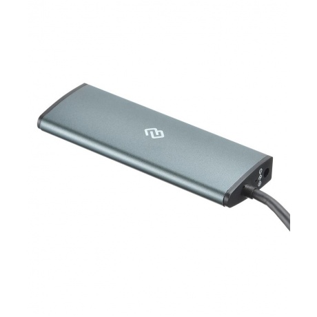 Хаб-разветвитель USB-C Digma HUB-3U3.0С-UC-G 4порт. серый - фото 2