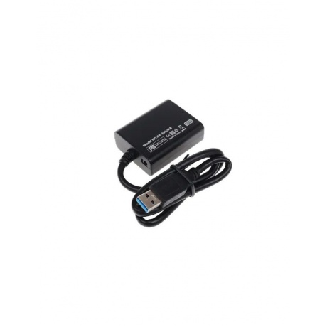 Хаб-разветвитель USB 3.0 Ginzzu GR-384UAB 4порт. черный - фото 9