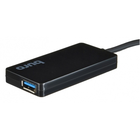 Хаб-разветвитель USB-C Buro BU-HUB4-0.2-U3.0 4порт. черный - фото 4