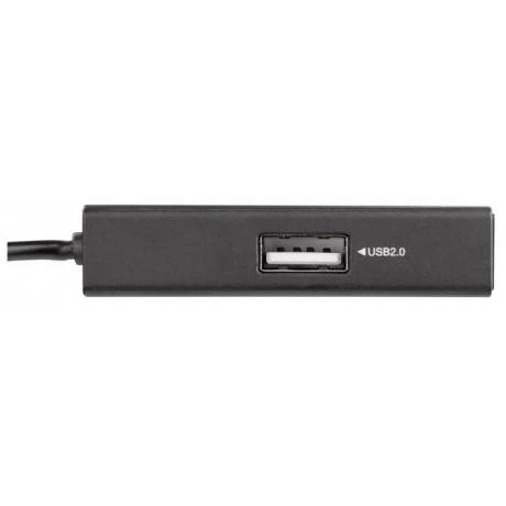 Хаб-разветвитель USB 2.0 Hama OTG Hub/Card/microUSB 1порт. черный (00054141) - фото 4