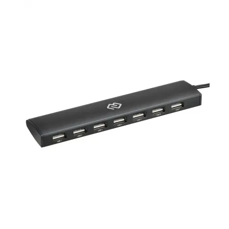 Хаб-разветвитель USB-C Digma HUB-7U2.0-UC-B 7порт. черный