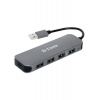 Хаб-разветвитель USB 2.0 D-Link DUB-H4 4порт. черный (DUB-H4/E1A...