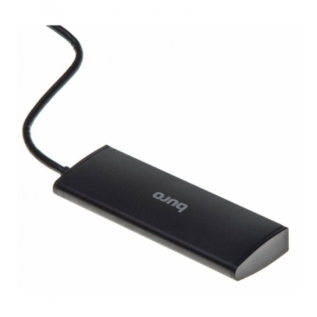 Хаб-разветвитель USB 3.0 Buro BU-HUB4-0.5-U3.0 4порт. черный - фото 4