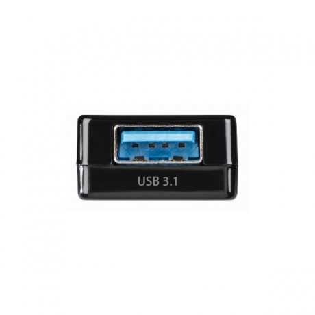 Хаб-разветвитель USB-C Hama Pocket 3порт. черный (00135752) - фото 3