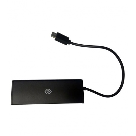 Хаб-разветвитель USB-C Digma HUB-4U2.0-UC-B 4порт. черный - фото 1