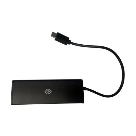 Хаб-разветвитель USB-C Digma HUB-4U2.0-UC-B 4порт. черный