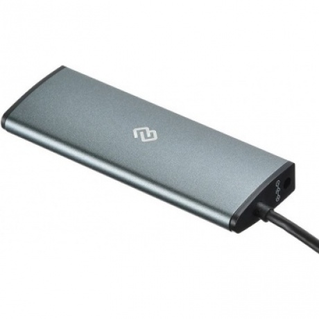 Хаб-разветвитель USB-C Digma HUB-4U3.0-UC-G 4порт. серый - фото 2